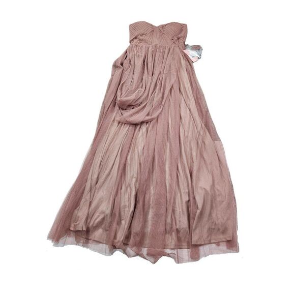 Birdy Grey Christina Convertible Tulle Bridesmaid Dress Purple Sandy Mauve Small - Picture 2 of 10